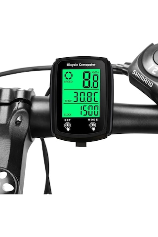 Bisiklet Hız Göstergesi Kilometre Sayacı Dijital Bisiklet Yol Bil