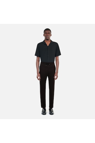 The Kooples Erkek Siyah Yün Karışımlı Pantolonhpan28045k