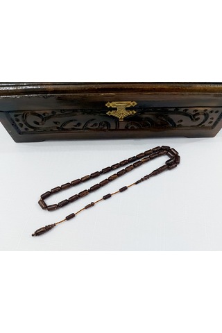 Oktay Demir Usta Kapsül Kesim Doğal Sırçalı Kuka Tesbih 6x11