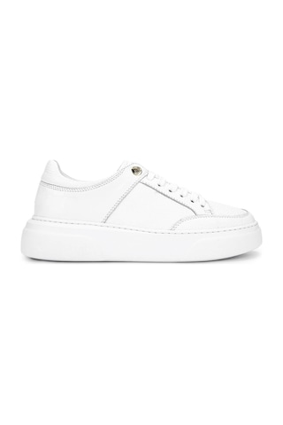 Tamer Tanca Kadın Hakiki Deri Beyaz Sneakers & Spor Ayakkabı 04 503 Bn Ayk Y25 Beyaz Fltr Beyaz