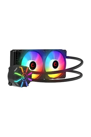 Rampage Helıos C2 Siyah 240 2x120mm Raınbow Fanlı Sıvı Soğutma Si