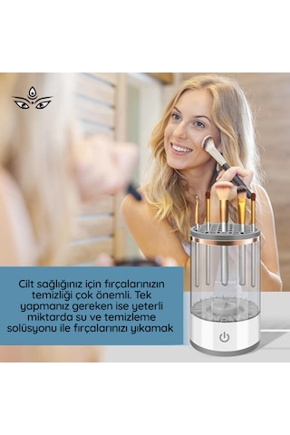 Bienvenue Elektrikli Makyaj Fırçası Temizleme Makinesi