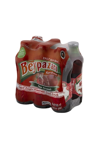 Beypazarı Doğal Maden Suyu Nar Aromalı 6 x 200 ML