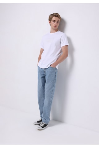 Colins Regular Fit Orta Bel Düz Paça Erkek İndigo Jean Pantolon Cl1074758 Q1.v1 Dn44259 Denim