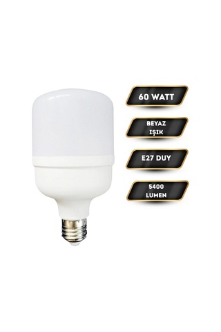 K2 Kes134 Torch Led Ampul Beyaz Işık 60w