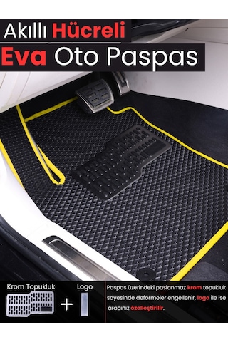 Volkswagen Tiguan 2007-2015 Uyumlu Eva Paspas Tam Set Oto Paspas,araca Özel,tam Koruma 386