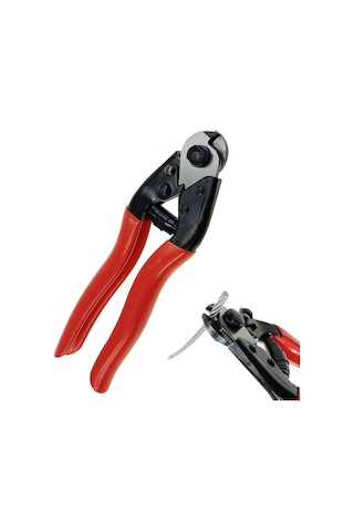 Singree 8 İnç 20cm Kırmızı Çelik Teli Kesici - Dayanıklı Paslanmaz Çelik, Kurşun Mühür Ve Atlama Ipini Kolayca Keser