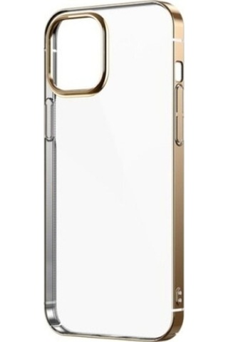Apple Uyumlu iPhone 12 Pro Max Kılıf Zore Sun Kapak Gold
