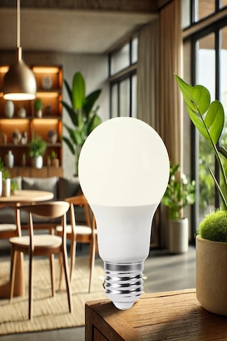 4000 K E 27 Led Ampul Ilık Beyaz 9 W Yüksek Kalite Göz Yormayan Ampul