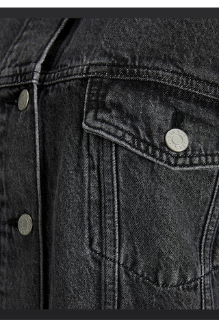 Jack & Jones Kadin Dügme Kapamali Denim Ceket - Orly 12259731 Grey Denim Siyah