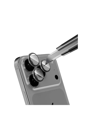 Apple Uyumlu iPhone 17 Pro Zore Mikro Kamera Lens Koruyucu Turuncu