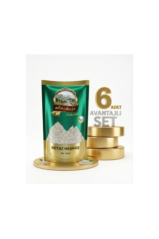 Aluçdağı Beyaz Haşhaş 6x100 Gr