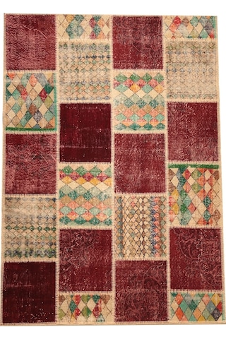 Patchwork El Dokuma Anadolu Halısı (431073395) Çok Renkli
