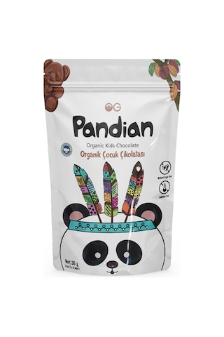 Organik Pandian Çocuk Çikolatası Ve Organik Bebek Bisküvisi Seti 300 G