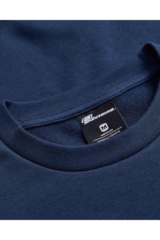Skechers M Essential Crew Neck Sweatshirt Erkek Lacivert S242113-410