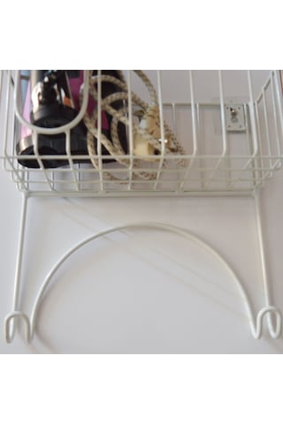 Beyaz Duvara Monte Ütü Ve Ütü Masası Askısı Ütü Düzenleyici Raf