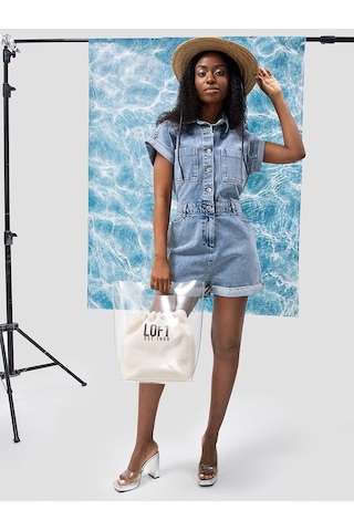 LOFT Regular Fit Kadın Tulum Lf2032609 Q1.v1 Denim