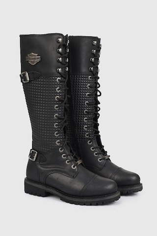 Harley Davidson Siyah Kadın Günlük Çizme 025Z100533-Tıny-Black-De 37 Siyah