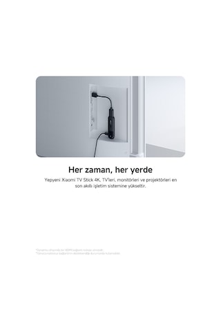 Xiaomi TV Stick 2. Nesil Dolby Vision & HDR10+ 4K 2nd Gen Android Medya Oynatıcı