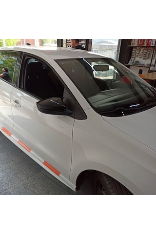 Volksvogen Polo 6r-6c 2009-2017 Batman Yarasa Ayna Kapağı Piano Black Abs Plastik