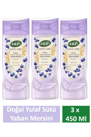 Dalan Duş Jeli Oatcare Yulaf Sütü Ve Yaban Mersini 450 Ml X 3 Adet