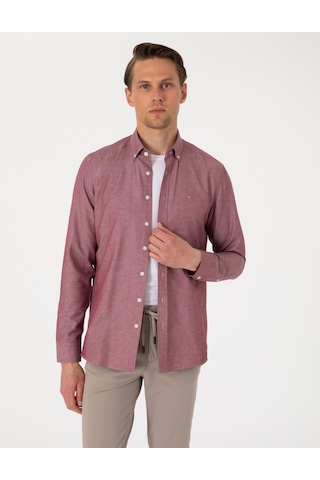 Pierre Cardin Erkek Bordo Gömlek Desenli 50306996-vr014 Bordo