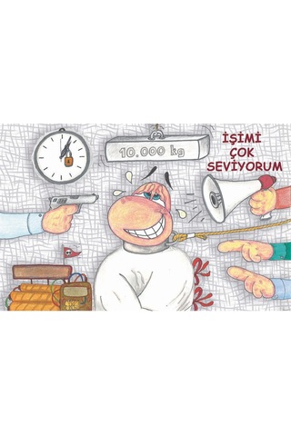 İşimi Seviyorum İş Yeri Paspas Lovebug-t