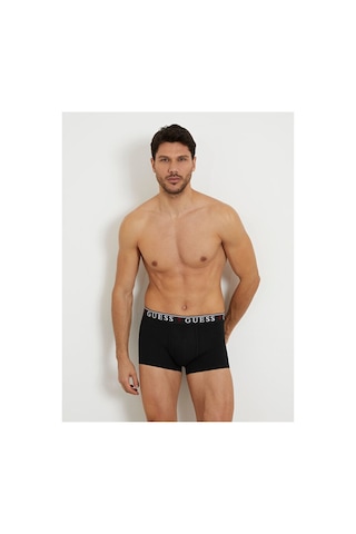 Guess Brian Erkek 3'lü Boxer Paketi Siyah