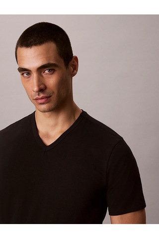 Calvin Klein Erkek Marka Logolu Günlük Kullanıma Uygun Siyah T-shirt Lv00nb4186 Ub1