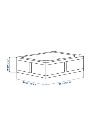 Skubb Hurç, Koyu Gri, 65x53x19 Cm Yatak Altı Yastık Çarşaf Nevresim Giysi Saklama Kutusu Hurç Kutu