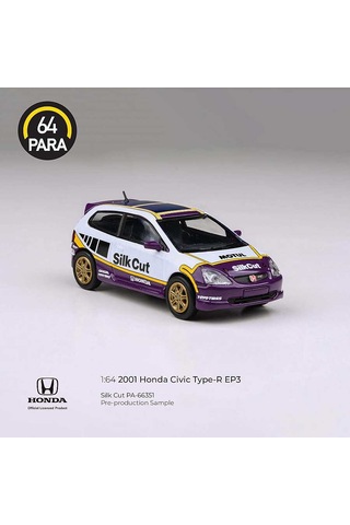 Para64 Honda Civic Type R Ep3 2001 Silk Cut Pa-66351 Çok Renkli