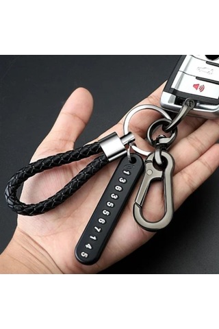 Buffer Anahtarlığa Takılabilentelefon Numarası Etiketli Numaratörlü Anahtarlık