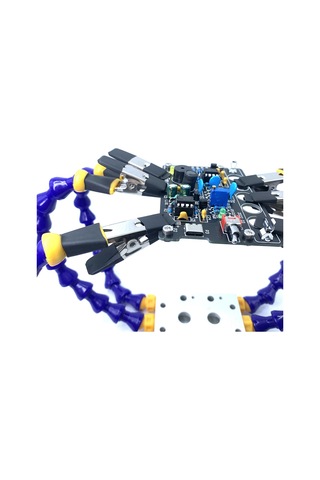 Youmex Alüminyum Multifonksiyonlu Welding Ve Pcb Tamiri İçin Altı Kollü Esnek Tutucu - Tamir Araçları