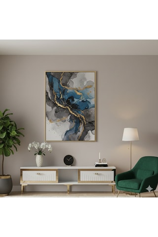 Tsa1503bg - Tunatv150 Tv Stand, Tv Sehpası Beyaz-gold 150cm Beyaz-gold