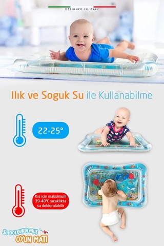 Su Aktivite Ve Oyun Matı Eğitici Duyu Gelişim
