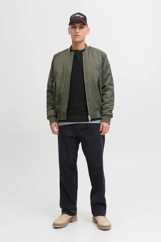 Jack & Jones Jcotier Erkek Kazak Siyah