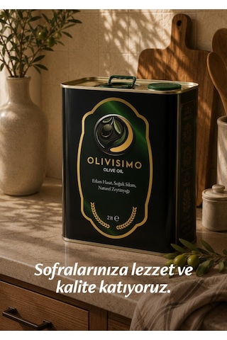 Olivisimo Erken Hasat Soğuk Sıkım Natürel Sızma Zeytinyağı 2 Lt