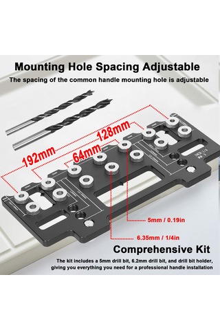 Et00082r Delik Yumruk Bulucu Alüminyum Alaşımlı Dolap Kulpu