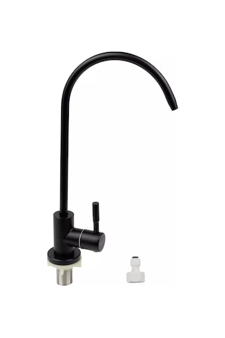 Oute İçeme Suyu Filtresi İçin Paslanmaz Çelik İnce Akışlı Musluk 230617056 Siyah