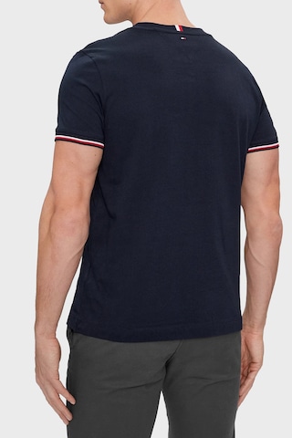 Tommy Hilfiger Sıfır Yaka T-shirt Regular Fit Siyah Siyah