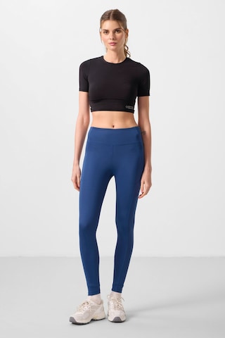 Tommylife Parlament Esnek Standart Fit Performans Kadın Tayt - 94667 Lacivert