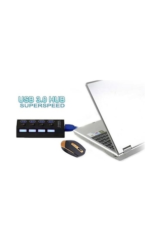 4 Port Usb Çoğaltıcı Çoklayıcı Hub Usb 3.0 Çoklama Pc Laptop Yü