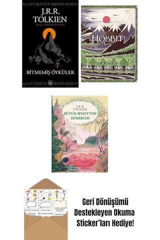 Bitmemiş Öyküler + Hobbit Özel Ciltli Baskı + Büyük Wootton Demircisi Özel Ciltli Baskı