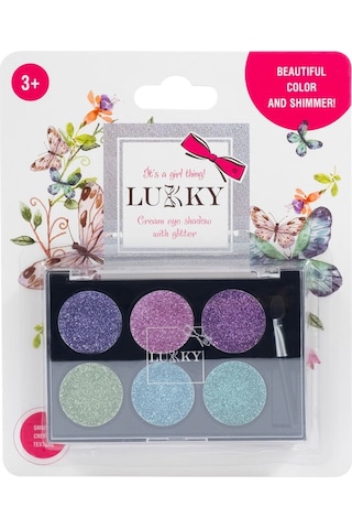 Lukky 6 Renkli Parıltılı Göz Farı Paleti Ve Fırçası
