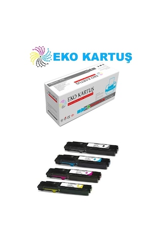 Xerox 106r02252bk/106r02249 Cy/106r02250mg/106r02251yl 4renk Takım Uyumlu, Toner