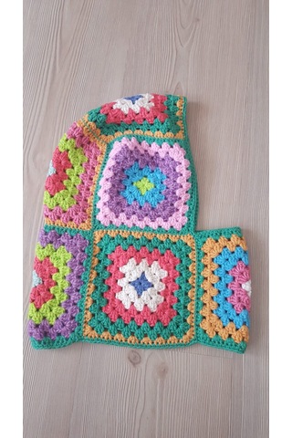 Balaclava Yeşil Çok Renkli