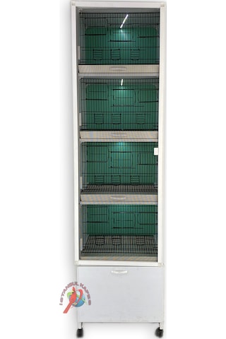 İstanbul Kafes Model 1D Pvc Kuş Dolabı