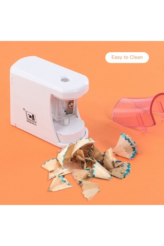 Symbee Otomatik Kalem Kesici Öğrencilik, Basınç Tetikli, Kapağı Açın Durur, 2xaa Pil Pil Yok , Mavi