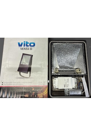 Vito Venta-d 3010050 150w Metal Halide Armatür Balast+ignatör Dahil - Ampül Hariç Siyah