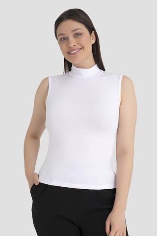 Arma Yıldız Kadın Siyah Beyaz Ten Balıkçı Yaka Kolsuz Body 3'lü Paket Çok Renkli